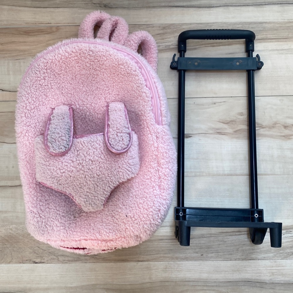 Kreative Kid Pink Backpack/Suitcase/Babydoll Combo